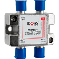 Doss 3 Way F Splitter Power pass 12 V DC 500 mA