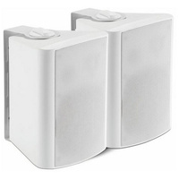 Prolink 2x30W Active Bluetooth Speaker Pair 5.25 Inch Wall Mount White RCA 3.5mm