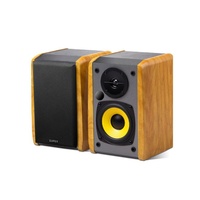 Edifier Lifestyle Bookshelf Bluetooth Studio Speakers Black 3.5mm AUX  Brown