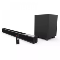Laser Soundbar with Bluetooth and Wireless Sub-woofer