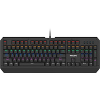 Philips G413 Wired Mechanical Gaming Keyboard Rainbow Backlit Ergonomic Design