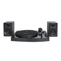 mbeat MB-TR518 K Pro-M Bluetooth Srereo Vinyl Turntable with Speakers Black