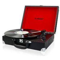 mbeat Retro Briefcase Styled USB Turntable Recorder