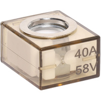 40A MRBF Battery Terminal Fuse Bolt-On Marine Rated 58V DC High Temp Body SR5861