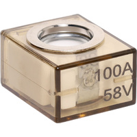 100A MRBF Marine Rated Battery Terminal Fuse Bolt-On 58V DC Max
