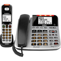 Uniden SSE47 Plus1 Corded& Cordless Phone for Visual Hearing Impaired