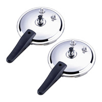 2X Stainless Steel Pressure Cooker 4L Lid Replacement Spare Parts