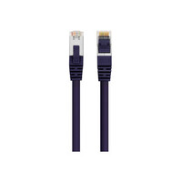 1mtr 40GbE Cat 8 S/FTP Shielded Patch Cable LSZH - Purple
