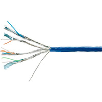 SSTP Cat6 Solid Blue -1M Shielded - Per Metre (305M)