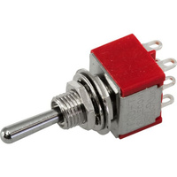 Mini Toggle Switch DPDT-Co On - Off - On