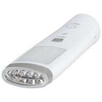 Techlight 220-240VAC Mains LED Night Light with Sensor Rechargeable handy Torch 