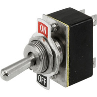 DPST Metal Toggle Switch Indicator Plate