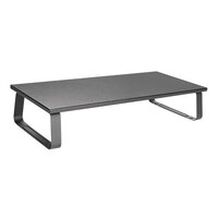 Brateck Timber Desktop Monitor Stand (600x260x120mm) Fit Screen Size 13'-32' Weight Capacity Up to 20kg- Black