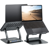 Laptop Stand with USB-C Dock