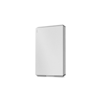 LaCie Compact 2TB Portable Mobile Drive USB 3.1 Type C Moon Silver STHG2000400