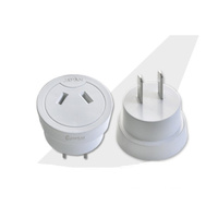 Sansai Travel Adaptor 2 Pins Without Earth Plug-Japan Australia & NZ