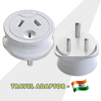 Sansai STV-1012 Travel Adapter from India and South Africa to Australia White