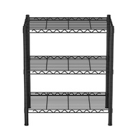 Artiss 3-Tier Shelving Unit Adjustable Garage Storage Shelves Kitchen Rack Steel