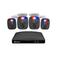 Swann Home 8 Channel 2K DVR 4x Camera Security System with Mic and 256GB SD Card (SWDVK-8468542)