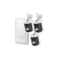 Swann AllSecure 4K Wireless Security Kit with 3 x Wire-Free Cameras & NVR Tower (SWNVK-AS4K800SD3)