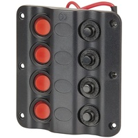 Marine Switch Panels with Circuit Breakers rocker switches have 4.8 QC tabs
