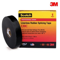 3M Scotch Linerless Rubber Splicing Tape 130C 19MM x 9M