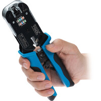 T3 Innovation T10710EX Heavy Duty 8P8C RJ45 Snap Modular Plug Crimping Tool