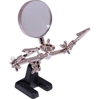 Micron PCB Holder Solder Stand 2 x  Magnifier 360 Digree Flexibility 