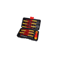 T2197 12 Piece Insulated 1000V Rated Screwdriver Set
