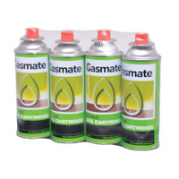 Gasmate Butane Gas Canisters 4pk - Suits T2497