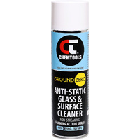 CHEMTOOLS CT-GE-400 Ground Zero Anti-Static Glass & Surface Cleaner Aerosol 400g