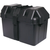 27M Type Automotive Marine Plastic Battery Box Suit 90-100Ah batteries