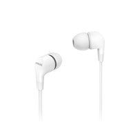 Philips Wired Earbud Gel Punchy Bass Clear sound White