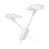 Philips BASS InEarGelMic headset - White 