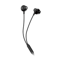 Philips Wired Headphones with Built in Mic Clear Sound Black