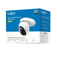 TP-Link TC46 Outdoor Pan/Tilt Security Wi-Fi Camera, 4K 8MP, Starlight Colour Night Vision, Wi-Fi 6 Dual-Band Connection