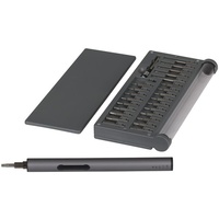 Powertech Rechargeable Lithium-Ion Screwdriver Bits Case with tamperproof types