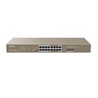 Tenda TEG1118P-16-250W 16GE + 2SFP Ethernet Network Switch With 16-Port PoE+