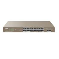 Tenda TEG1126P-24-410W 24GE + 2SFP Ethernet Network Switch With 24-Port PoE+