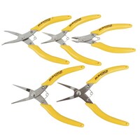 Duratech 5 Piece Stainless Mild Steel Long Nose 4 Pliers & 1 Cutter Tool Set
