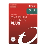 Trend Micro Maximum Security Plus (3 Devices) 2 Year Add-on Auto Renew OEM (Plus = Secure VPN / Cleaner Pro)
