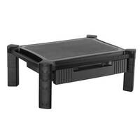 TiXX Height Adjustable with Non-Skid Foam Pads Monitor Smart Stand with Drawer