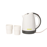 Korjo Travel Electric Jug Hot Water Boiler Camping Kettle Tea Coffee Heater