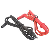 CAT-III 1000V Safety Right angle 4mm Test Lead Set Red and  Black pair