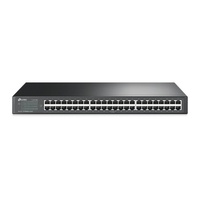 TP-Link TL-SF1048 48-Port 10/100Mbps Rackmount Switch energy-efficient Supports MAC 19-inch rack-mountable steel case 100% Data filtering