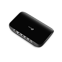 TPLink Black SG1005D 5 Port Switch Desktop or Wall Mounting Gigabit Plastic Case