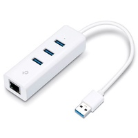 USB 3.0 Hub 3-Port to Gigabit Ethernet Adaptor TP-LINK