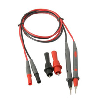 Safety Test Leads  Probe Detachable screw-on alligator clips Cable