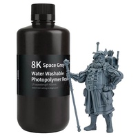 Elegoo TL6607 8K Water Washable Photopolymer Resin Space Grey 1kg