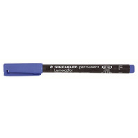 Staedtler Etch Resistant and Waterproof Blue Pen for Labeling Things